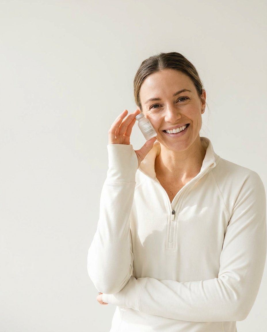 Member holding a Metabolic Regen vial